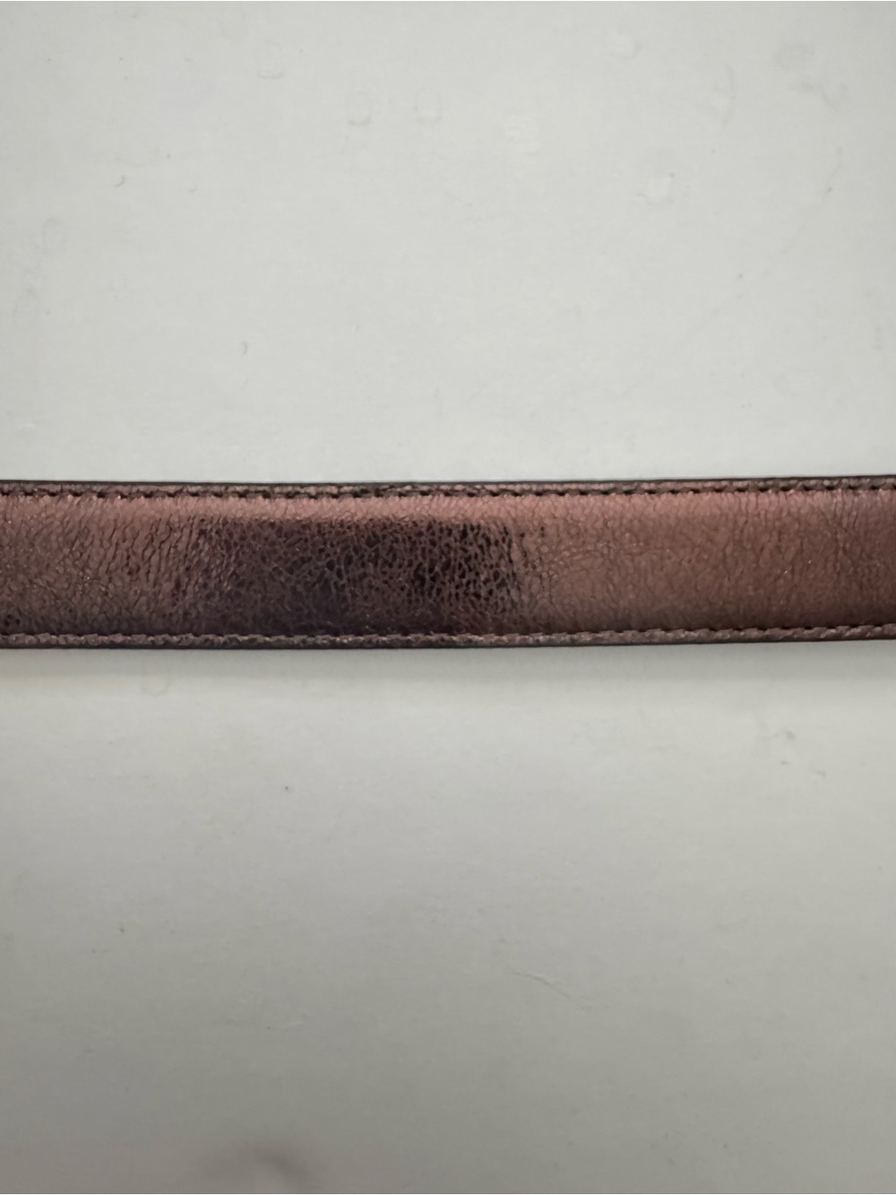 Brighton Metallic Brown Recersible Leather Belt with  Silver Buckle size 38 - Picture 3 of 5
